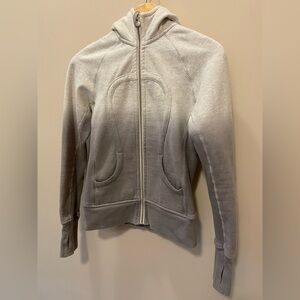lululemon athletica Gray Zip-Up Hoodie scuba